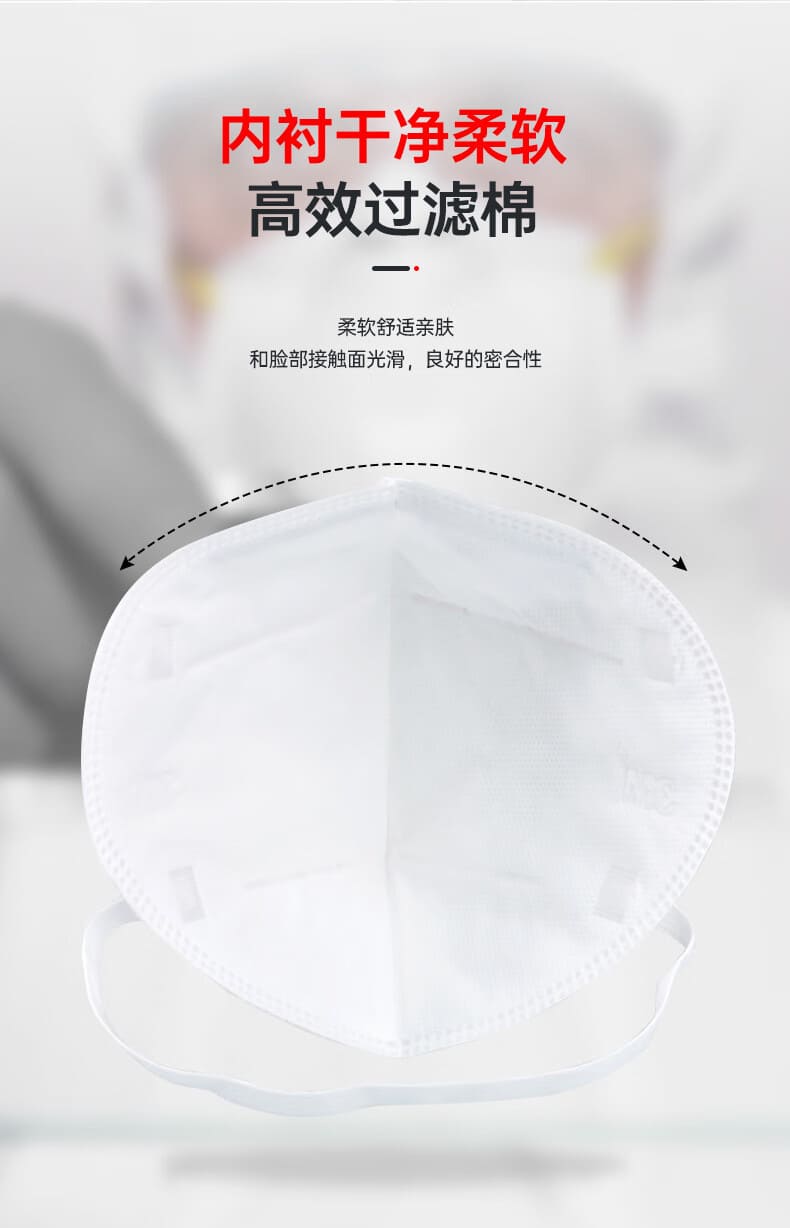 3M 9502+ N95 防颗粒物口罩 （非油性颗粒、头带式、中国N95认证）